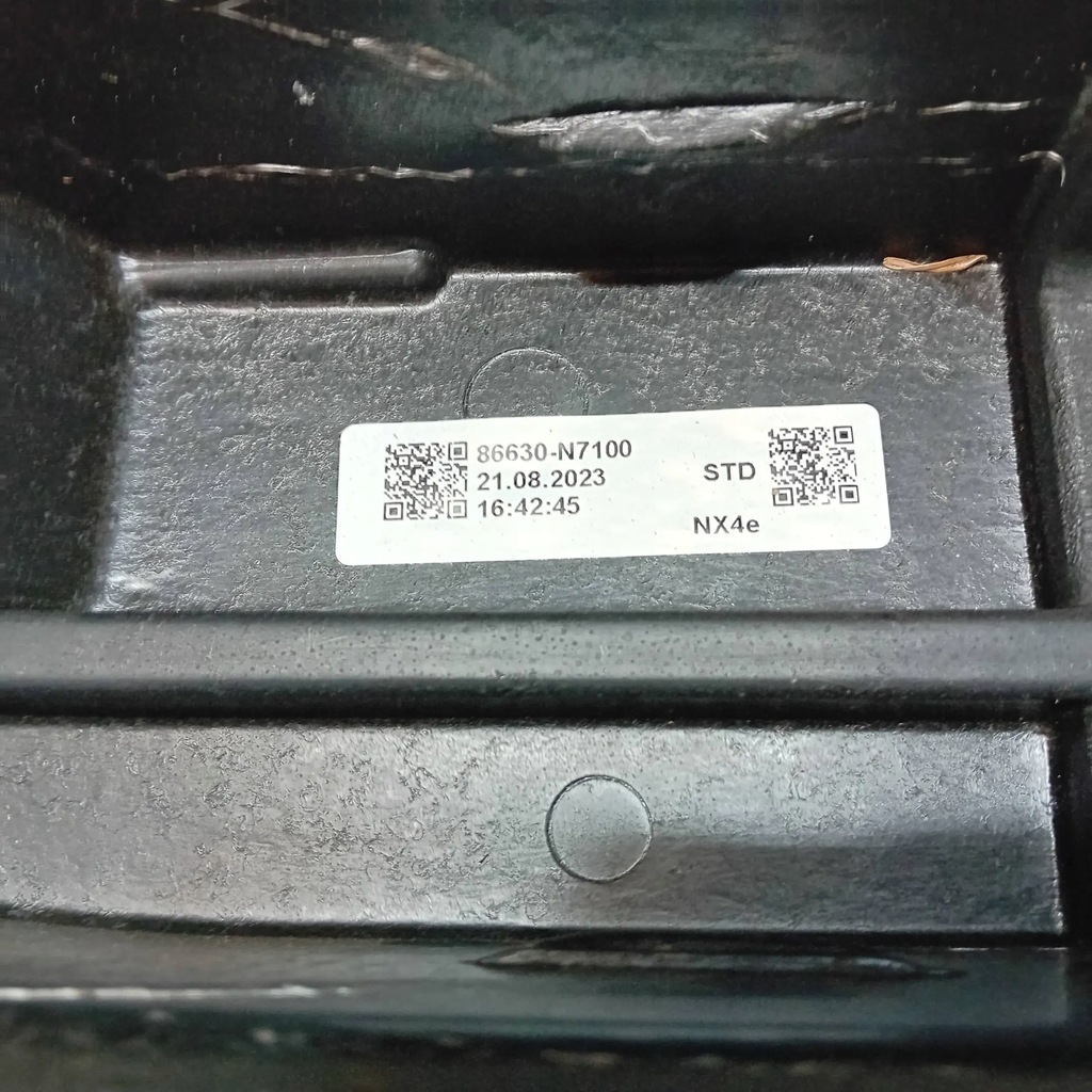 фото №11, Hyundai tucson iv 2020- балка підсилювач бампера заднього задня