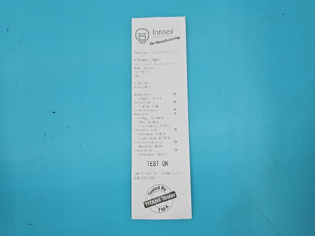 Test генератор volvo v40 s40 1 9164940, 0123315021 1.8 16v Недорого