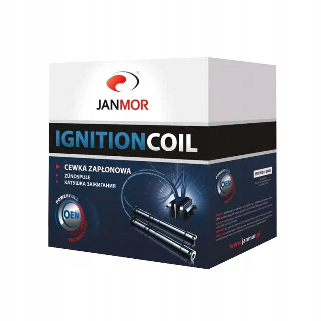 фото №1, Janmor jm5010hq jan катушка зажигания