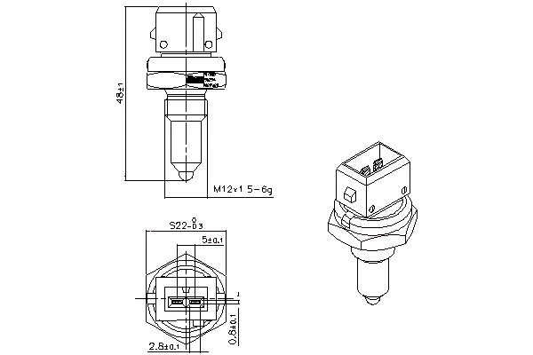 фото №16, Датчик температуры воды nissens 207088 13620150974