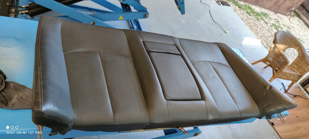 фото №1, Mercedes w211 спинка задняя sedan кожаный