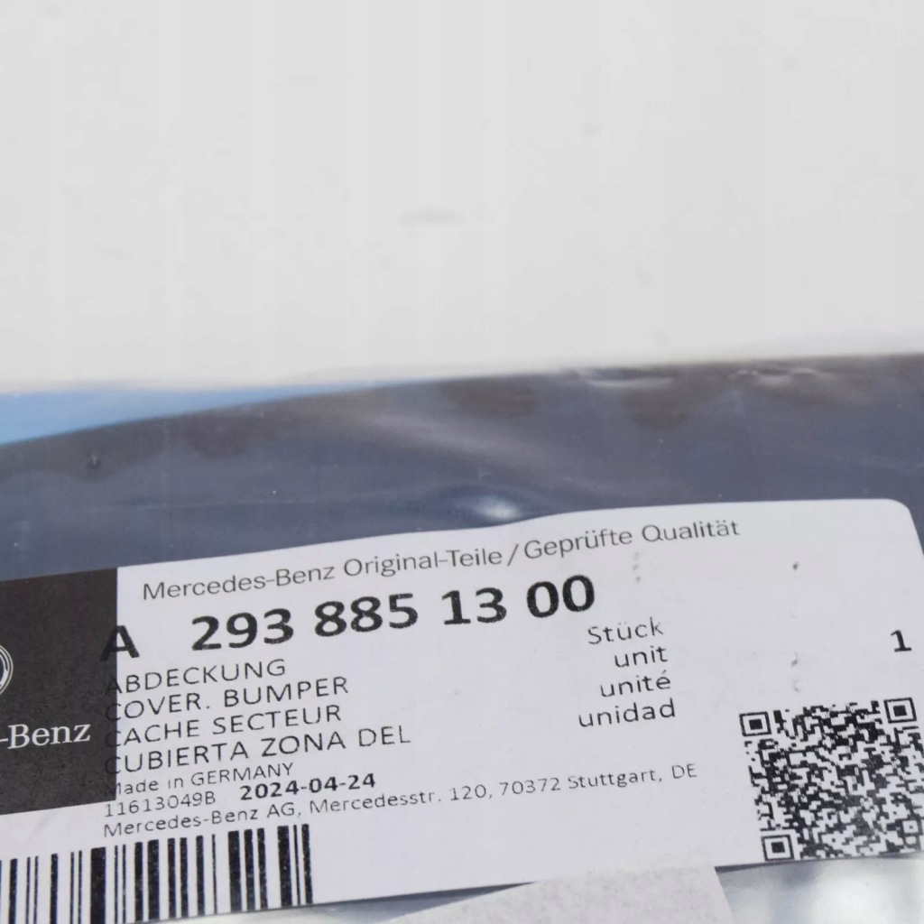 фото №11, Mercedes-benz eqc нижняя защита бампера передняя левая a2938851300 oem