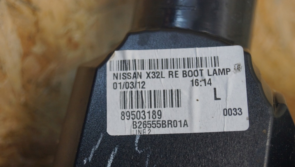 фото №9, Лампа левый задняя nissan qashqai j10 lift 26555br01a