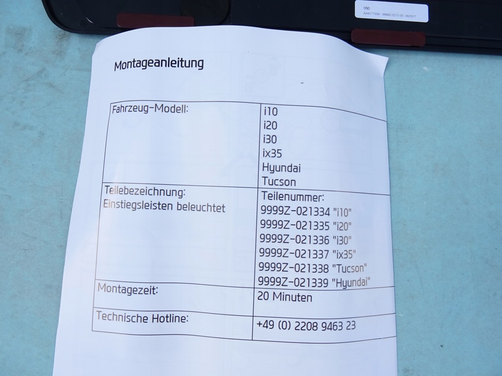 фото №4, Накладки порогові перед hyundai i20