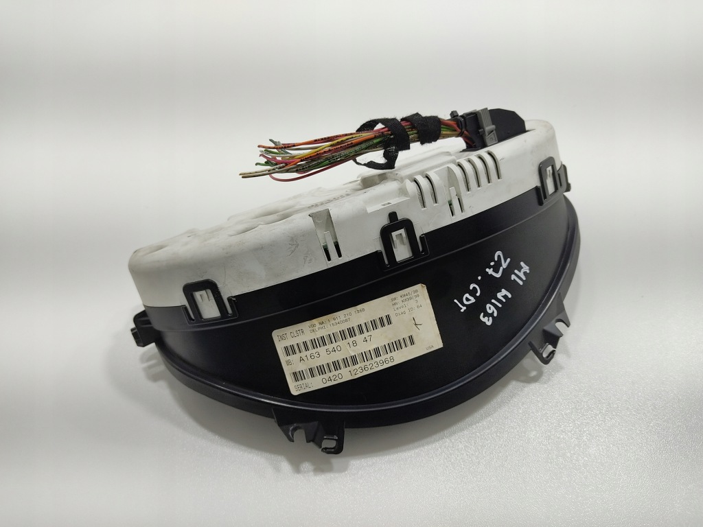 Лічильник mercedes ml w163 2.7 cdi a1635401847 1997-2001 європа Зі Шроту