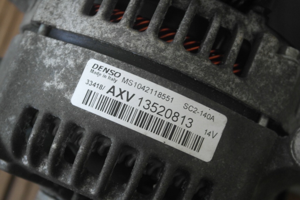 Opel astra k v 15-21 1.6 cdti генератор 13520813 оригінальний номер в Україні