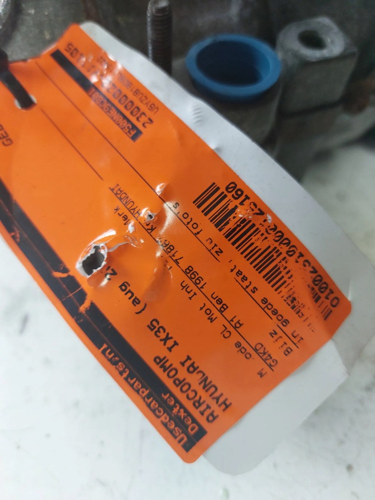 фото №5, Компрессор кондиционера kia sportage iii ix35 10-