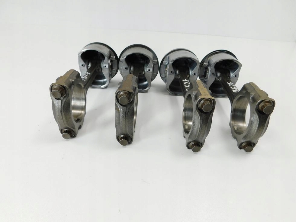 фото №8, 4 поршні шатуни mazda 3 bk 1.6 16v набір b6-ze kpl поршень шатун