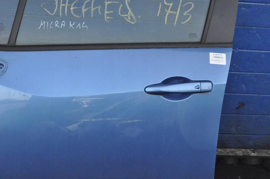 фото №8, Nissan micra k14 дверь левый перед keyless