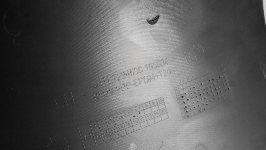 Впуск канал воздуха крыла перед левый bmw x5 f15 7294539 новый в Украине