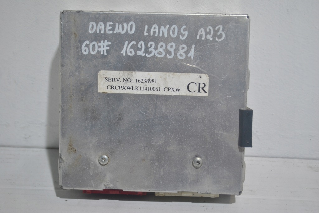 фото №1, Бортовой компьютер двигателя daweoo lanos 16238981