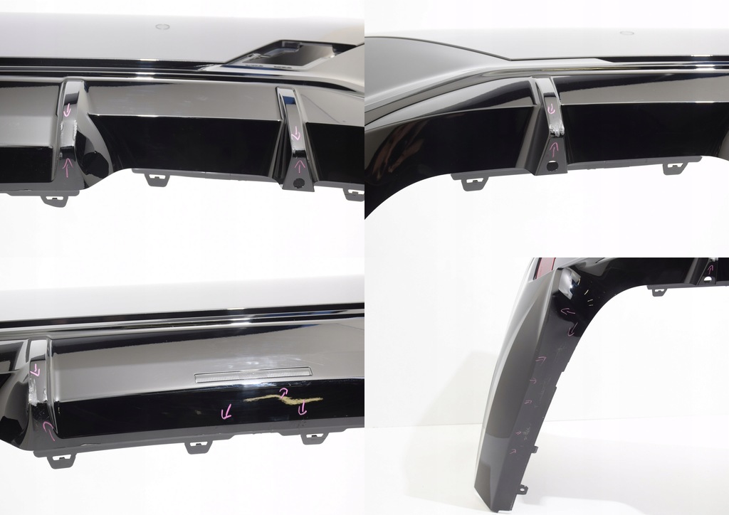 фото №13, Bmw 5 g60 бампер задняя m-pakiet 6 pdc black sapphire 475