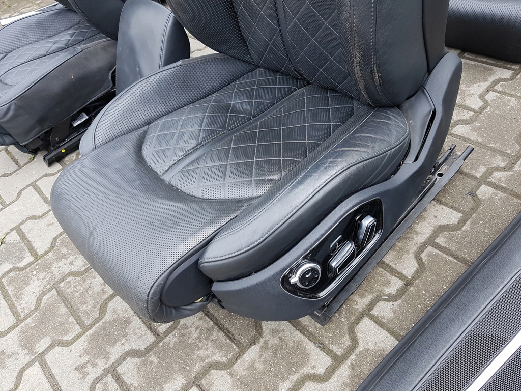 фото №9, Audi a8 d4 4h 09-13r сиденья кожаный заднее сиденье europa