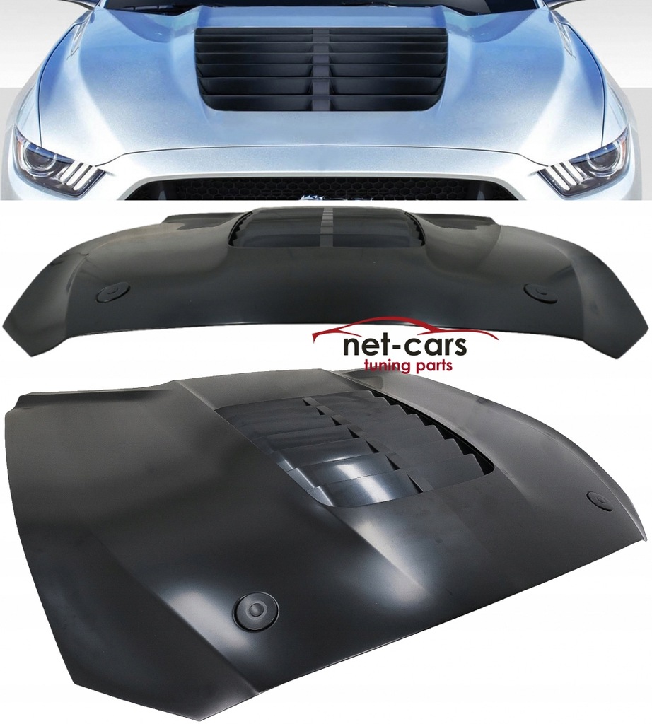 фото №1, Капот кришка багажника ford mustang 15 -17r gt 500