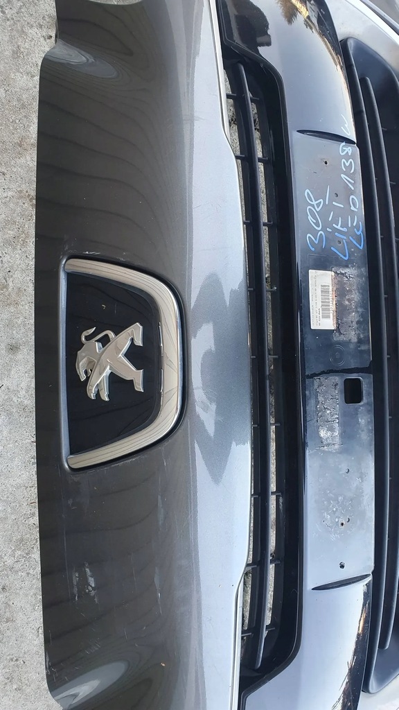 фото №8, Peugeot 308 1 i lift led 11-13 бампер передний перед $