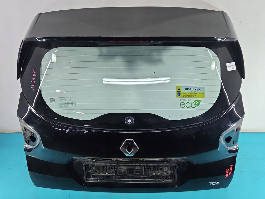 Купити Кришка багажника багажника скло задній renault captur 1 13-19 5d чорний tegne