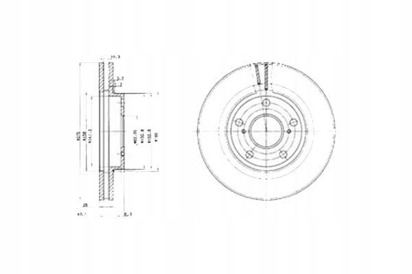 фото №1, Delphi bg2782 диск тормозная