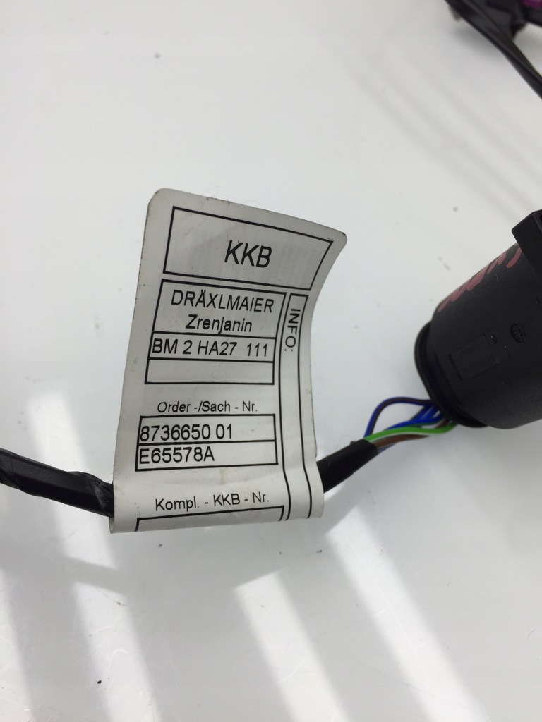 фото №6, Bmw 2 f44 жгут электропроводка pdc бампера перед