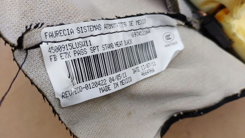 фото №6, Bmw x5 e70 lift 10-13 спинка сиденье правый перед czarna с подогревом кожа