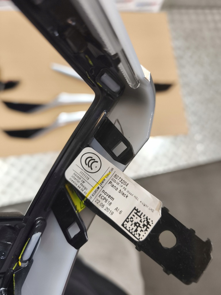 фото №12, Bmw x5 g05 f95 молдинг декоративна панелі приладової панелі двері piano 04lm
