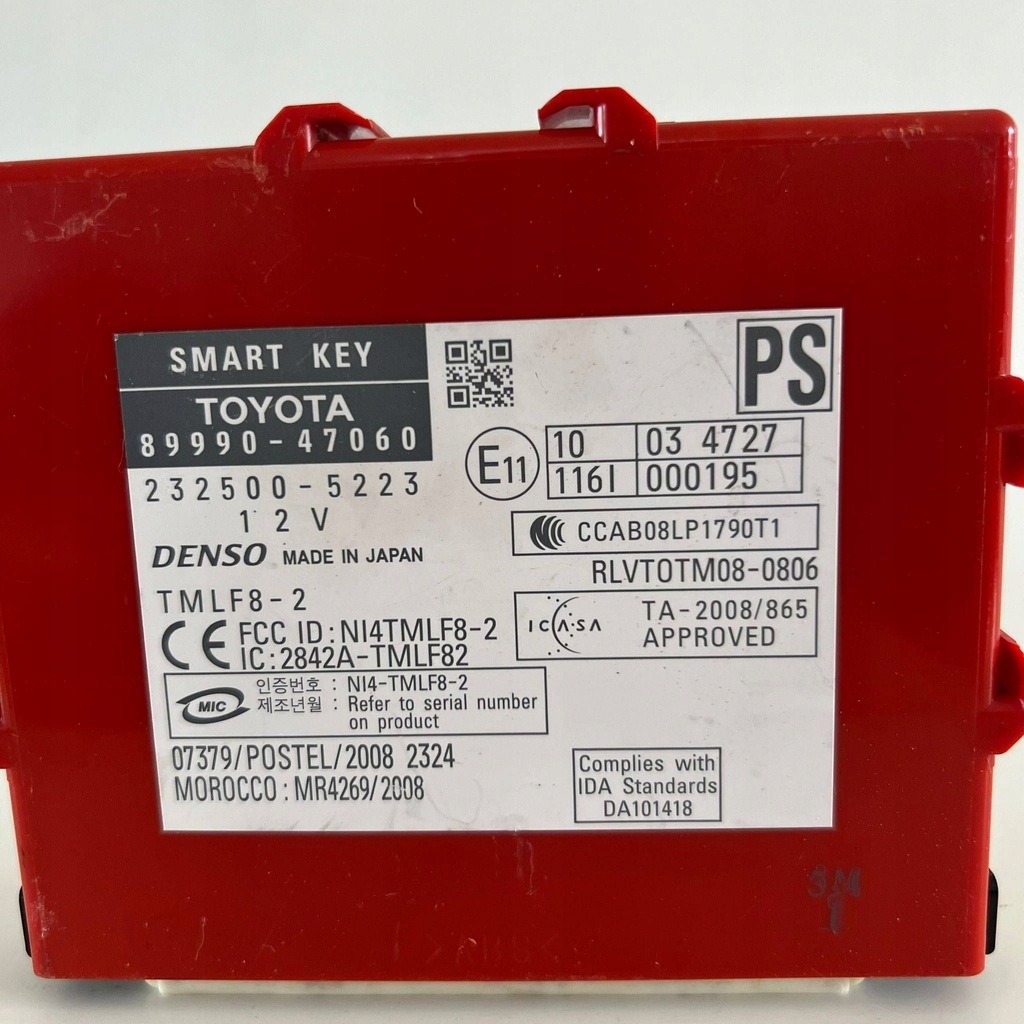 фото №10, Модуль блок управления смарт-ключ toyota prius iii 89990-47060