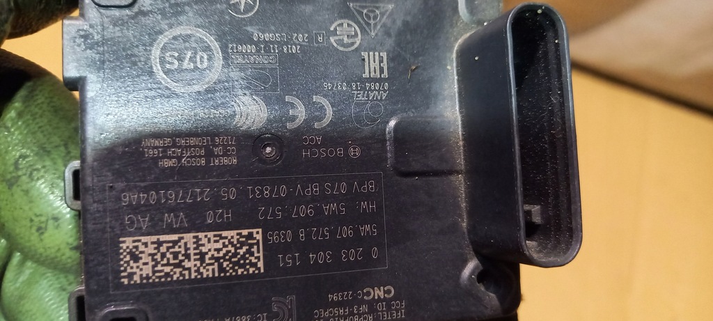 фото №1, Vw golf viii радар distronic 5wa907572b