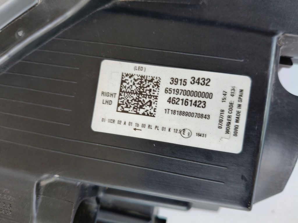 фото №11, Лампа правая фара opel crossland x 16- full led