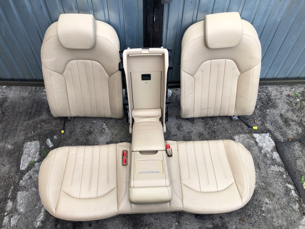 фото №14, A8 d4 сиденья кожа светлый banan подогрев elelktryka