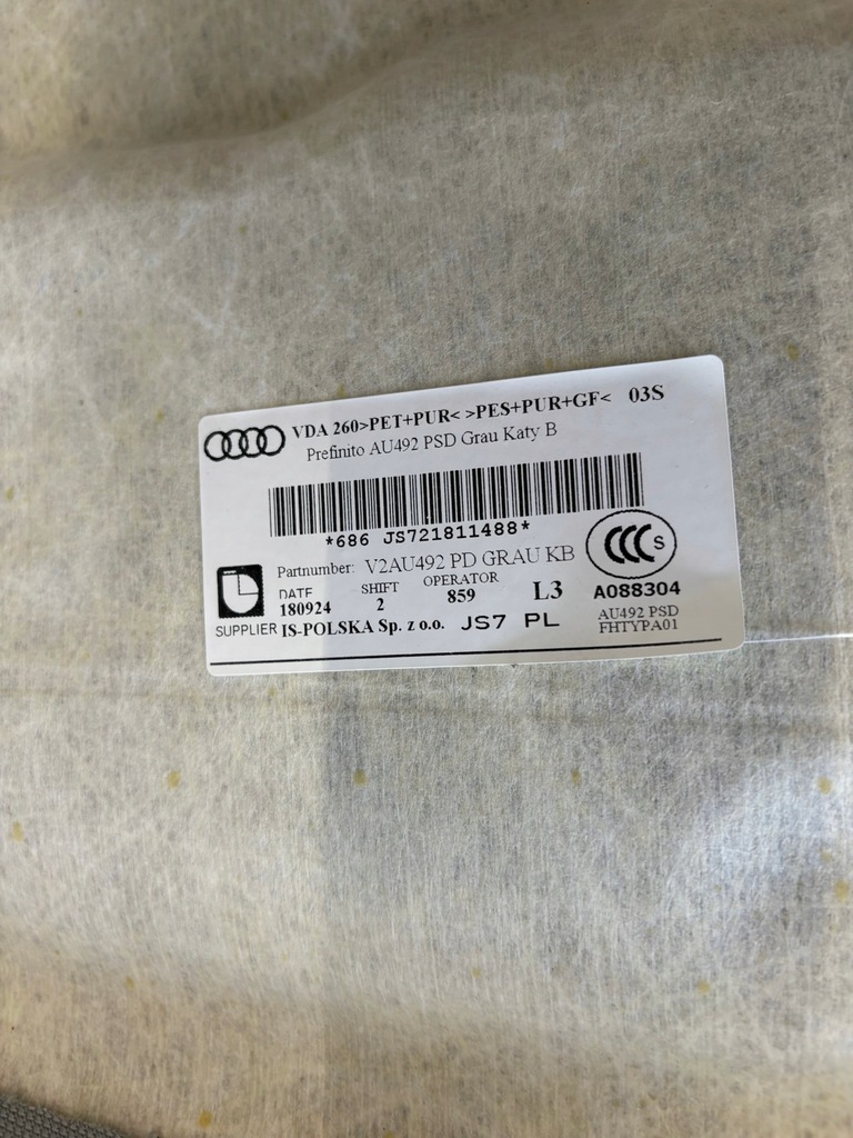 фото №7, Audi a4 b9 8w avant стеля 8w9867506n 1ro