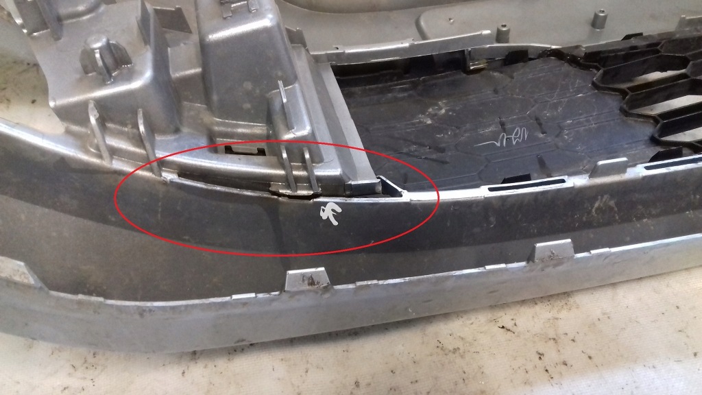 фото №8, Бампер перед передний 6v0807221f skoda fabia iii lift 18-