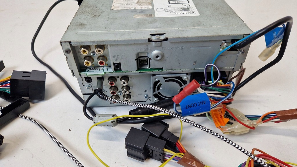 фото №5, Радіо 2 din kenwood dnx4210dab bluetooth рамка saab 93 9-3 ii 07- lift