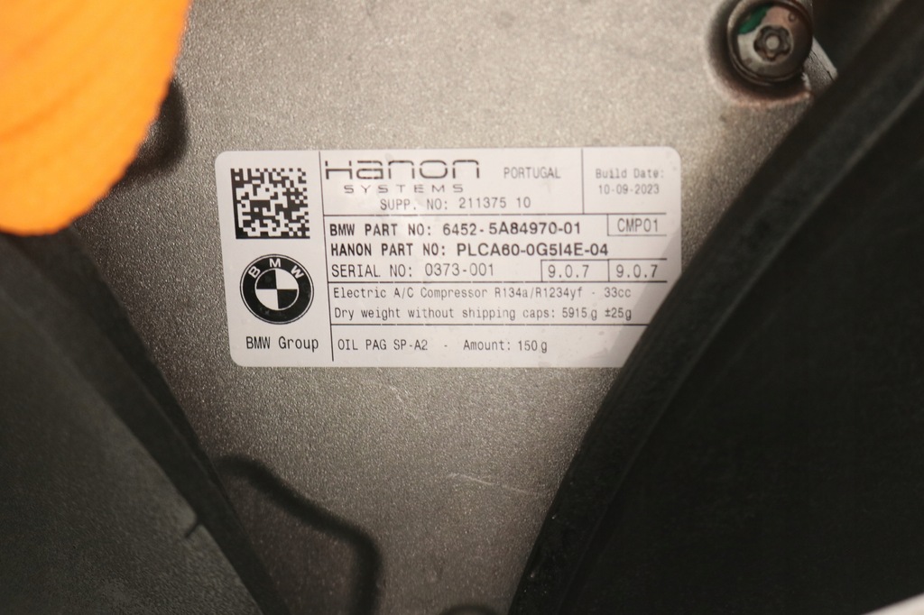 фото №7, Bmw g26 g60 ix i4 електрична компресор кондиціонера 5a84970