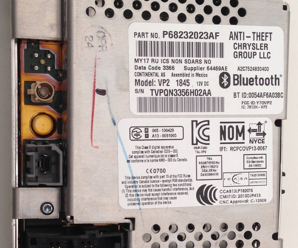 фото №3, Chrysler pacifica 16 17 дисплей радио