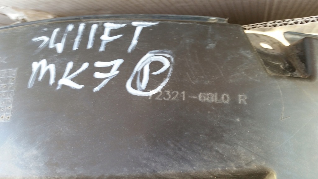 фото №12, Suzuki swift iv mk7 10- подкрылок правое перед 72321-68l0