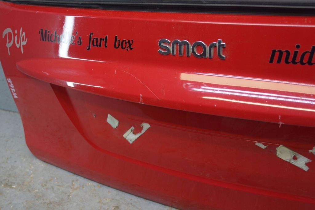 Smart fortwo 2 451 крышка багажника задний k765 8c с Разборки