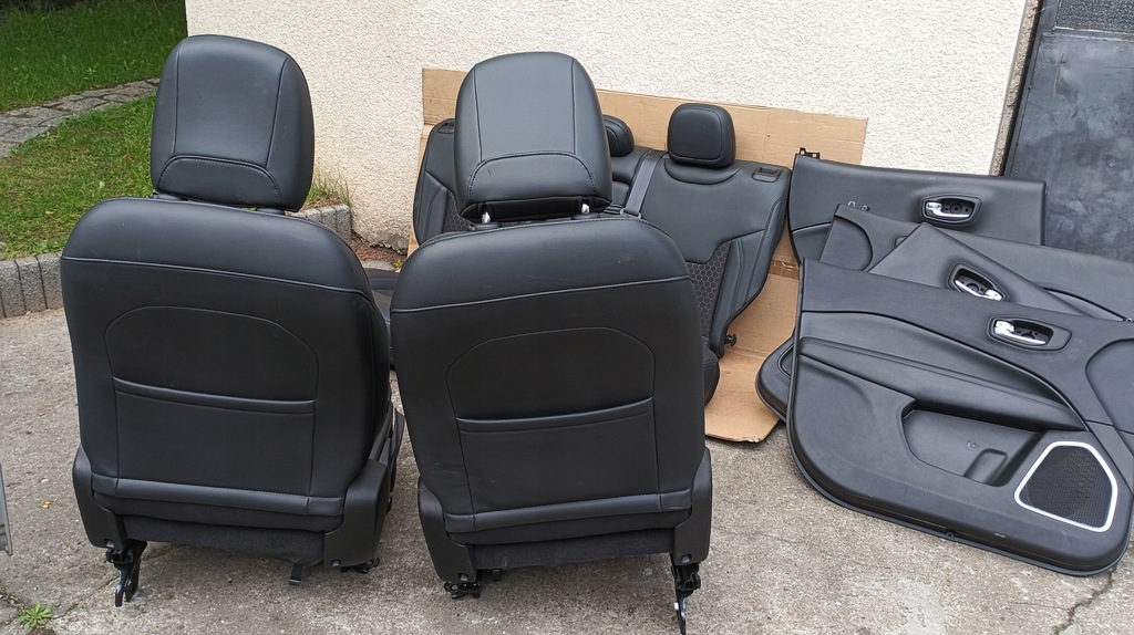 фото №5, Jeep compass ii 19r сиденья заднее сиденье обшивки дверь полукожа