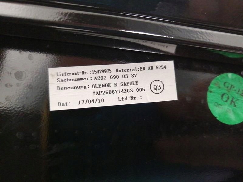 Купити Mercedes-benz ліве задні 1/4 скло a2927300355