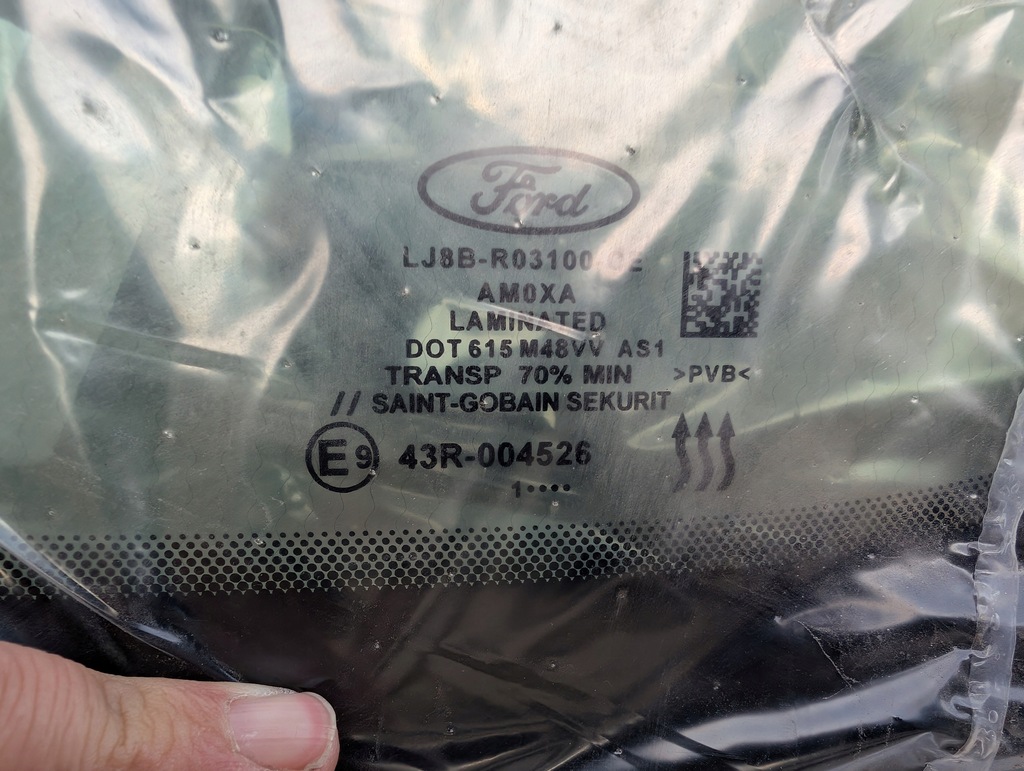 фото №7, Ford mustang mach e mach-e стекло лобовое lj8b-r03100-ce nowa оригинальная