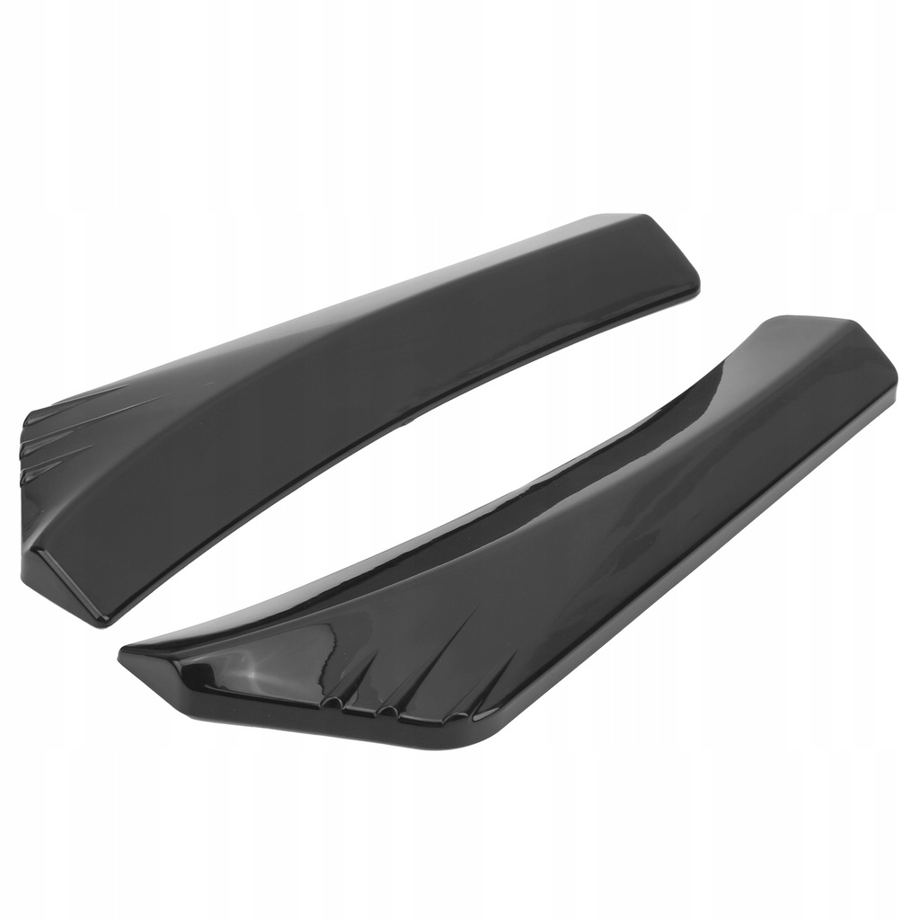 фото №13, 2 szt. блестящий чёрный диффузор бампера