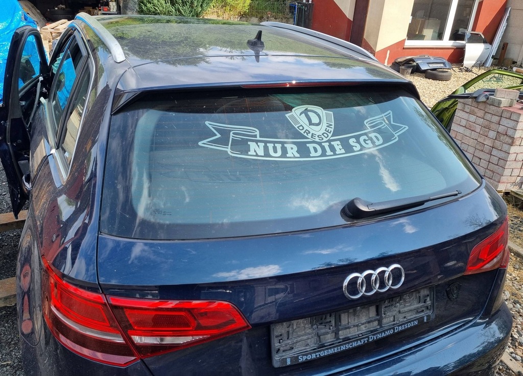 фото №8, Audi a3 8v kompletny задня кришка багажника бампер lx5e лампи led піддон pas крила