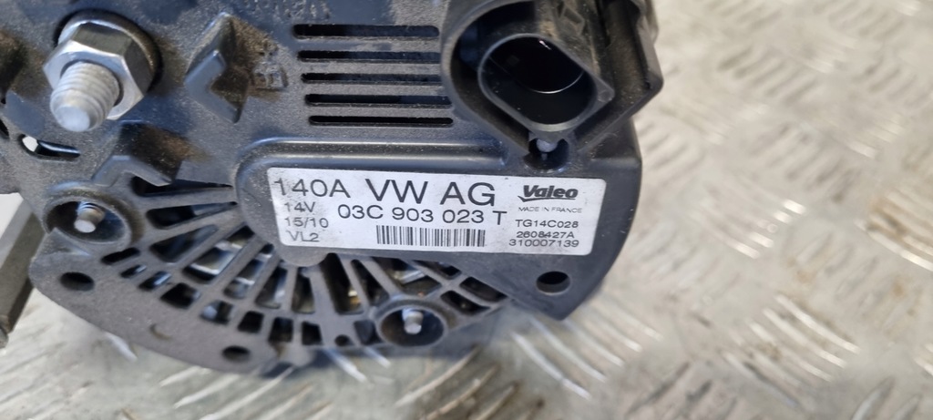 фото №5, Vw tiguan 5n0 1.4 tsi генератор 03c903023t