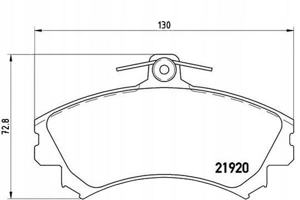 фото №1, Гальмівні колодки гальмівні brembo dbp511117 mr235557 x351100