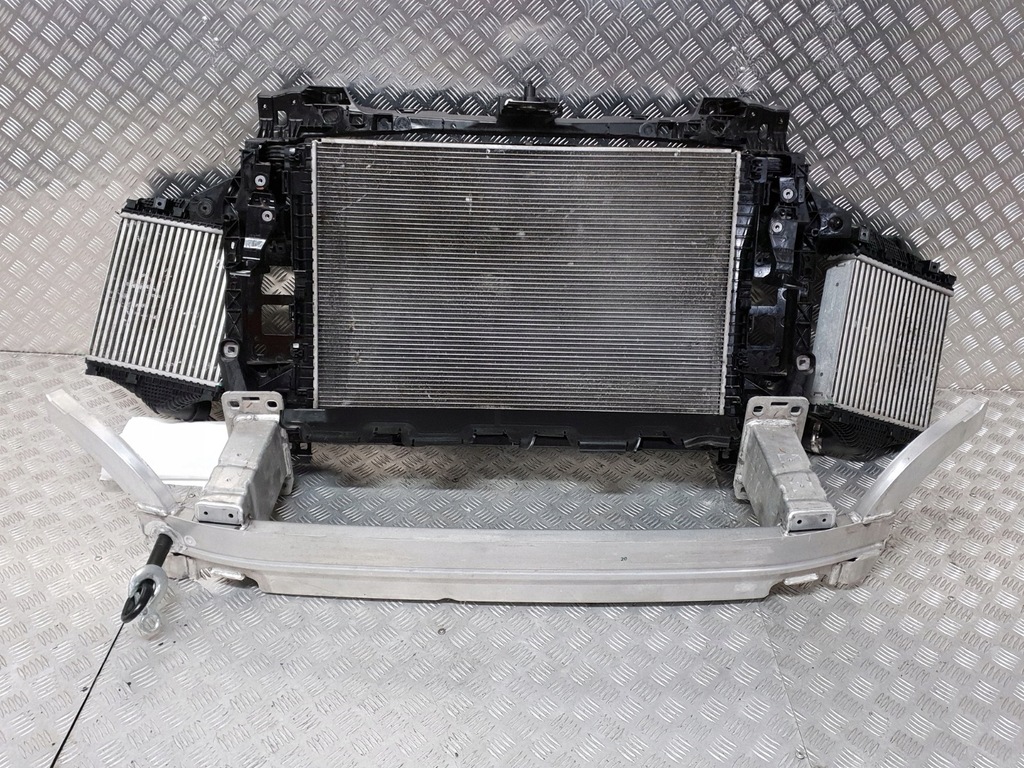 фото №11, Перед audi sq7 q7 4m 4.0tdi бампер капот pas радиатор крылья лампы ly5q