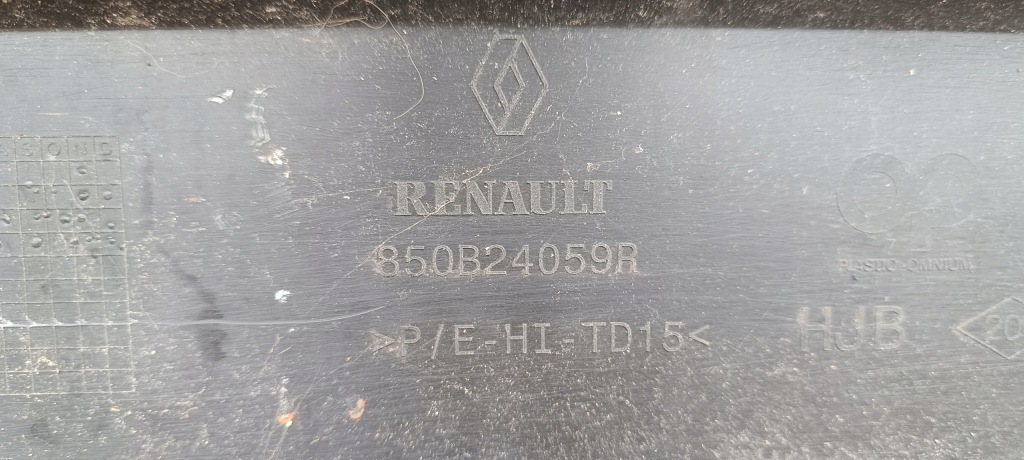 Купити Renault captur ii 19-23 дифузор спойлер бампер задній 850b24059r оригінал