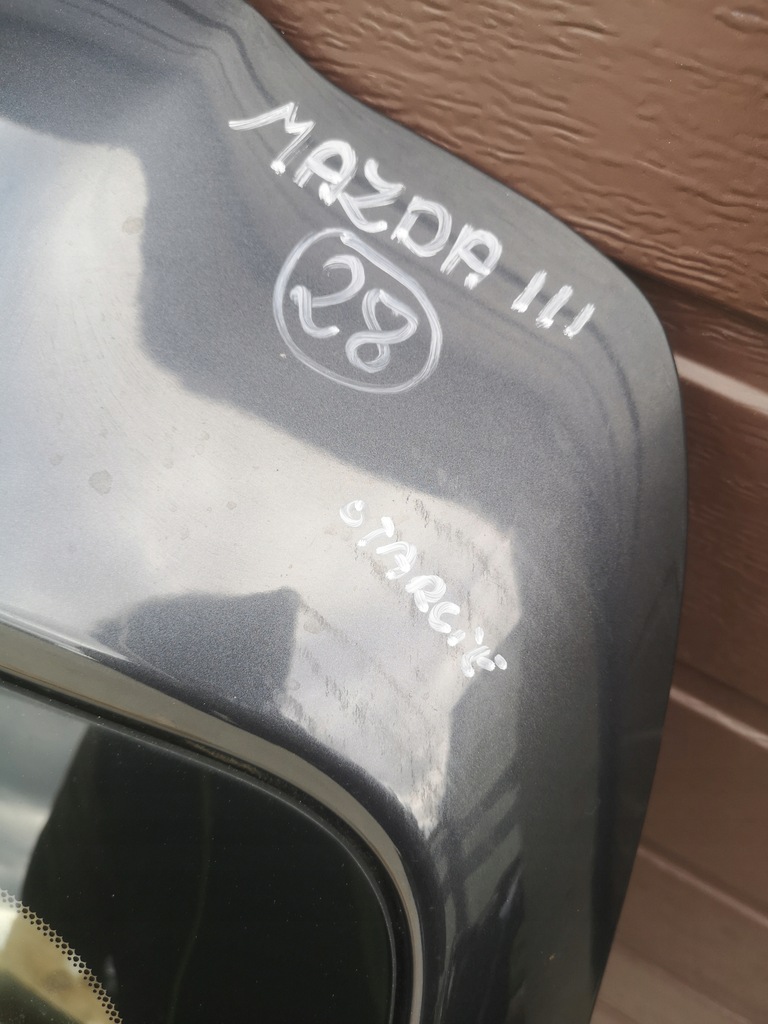 фото №9, Крышка багажника багажника mazda 3 bk lift 06-09 hb 5d 5 дверь