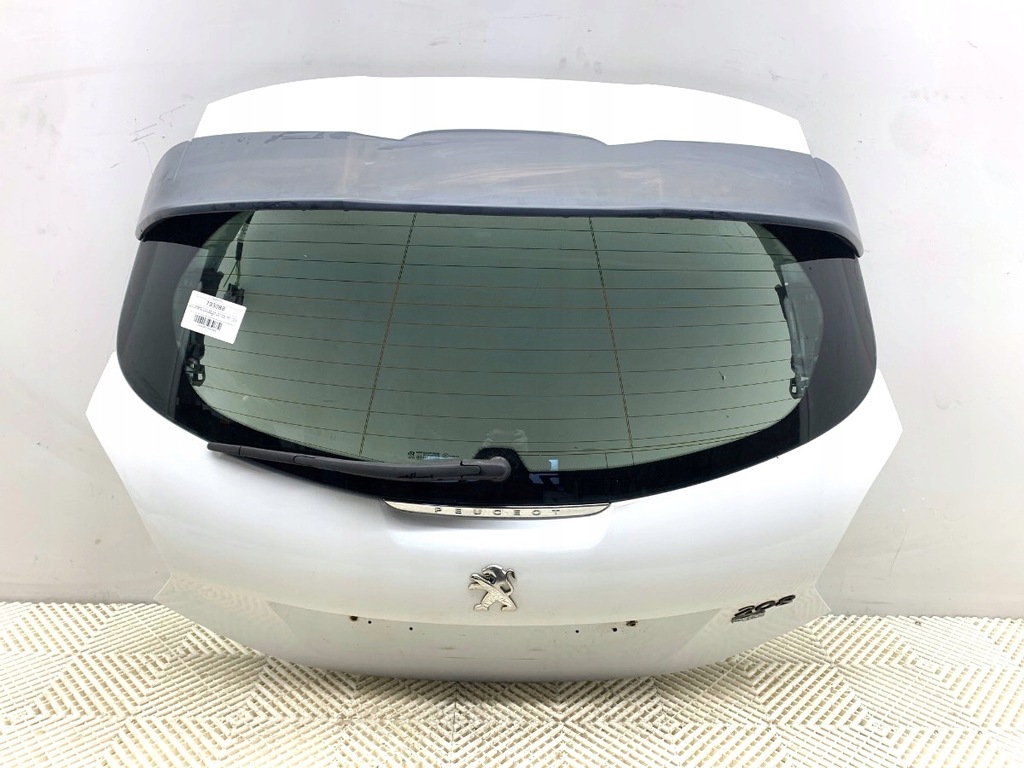 фото №1, Кришка багажника задня peugeot 208 i хетчбек лак білий banquise