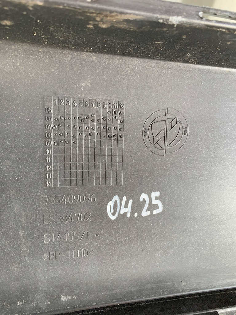 фото №6, Бампер перед передній fiat grande punto 06r 735409096 04.25