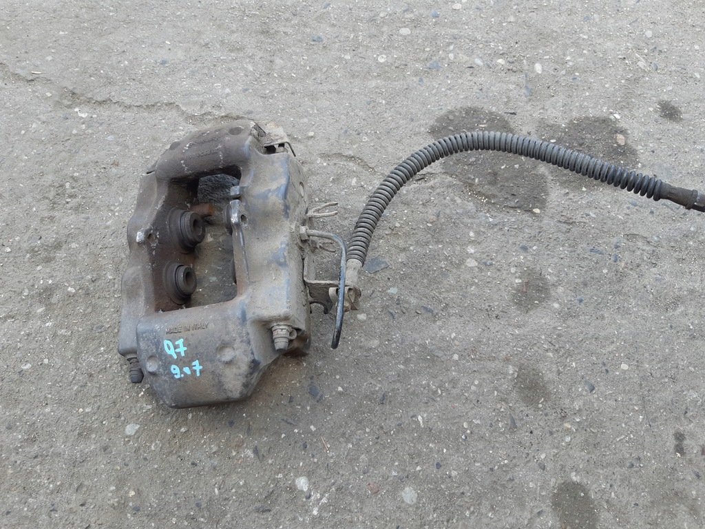 фото №6, Audi q7 4l супорт гальмівний лівий задня задній 4 поршневий brembo