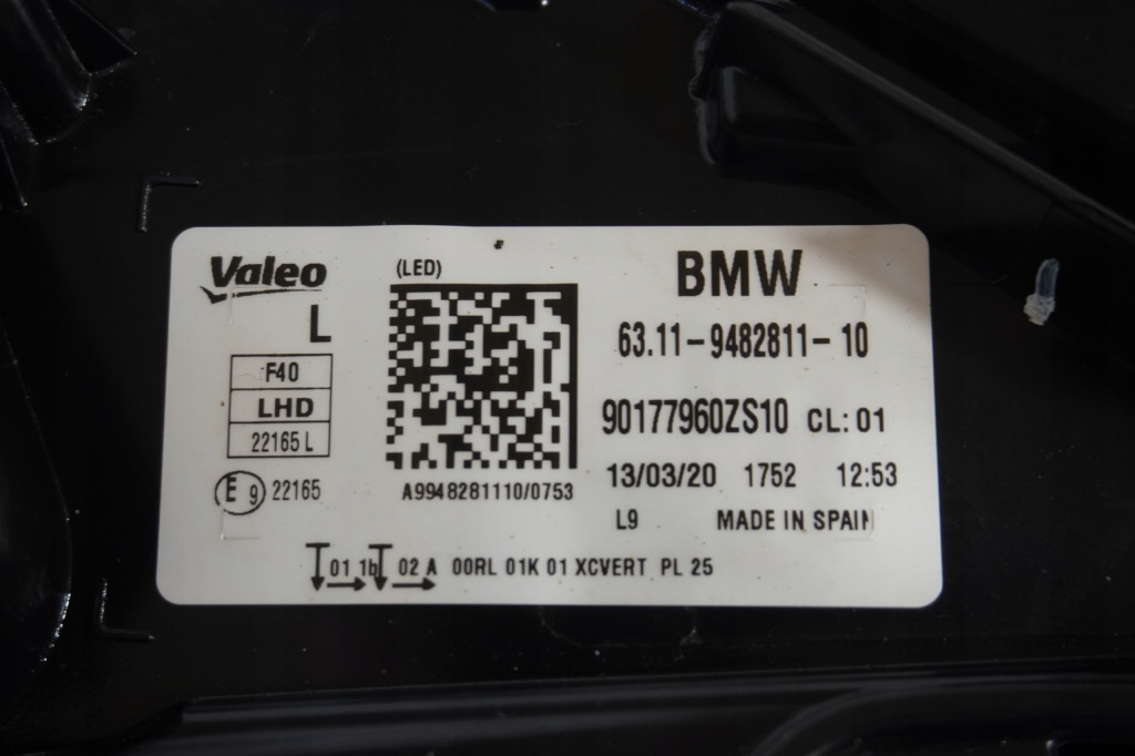 фото №3, Лампа перед ліва bmw f40 9482811 led