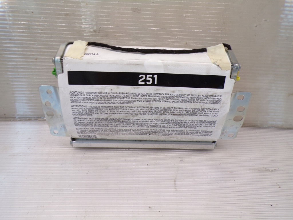 фото №1, Подушка безопасности подушка пассажира mercedes w251